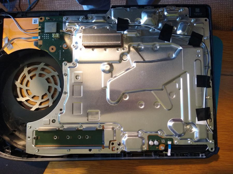 Playstation 5, internal screws overview